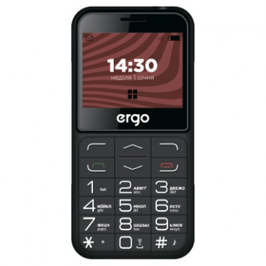 Мобільний телефон Ergo R231 Black-8-зображення