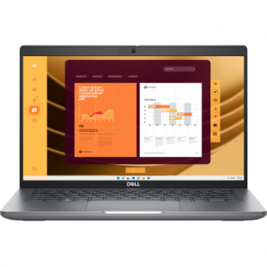 Ноутбук Dell Latitude 5450 14" FHD IPS AG, Intel U7 165U, 32GB, F512GB, UMA, Win11P, сірий-9-зображення