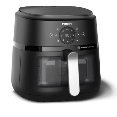 Мультипіч Philips Ovi Series 2000 1700Вт, чаша-6.2л, сенсорне управл., 13 авто. програм, пластик, чорний-7-зображення