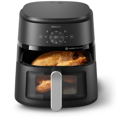 Мультипіч Philips Ovi Series 2000 1700Вт, чаша-6.2л, сенсорне управл., 13 авто. програм, пластик, чорний-8-зображення