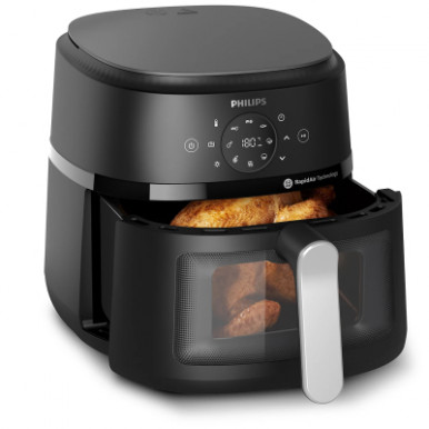 Мультипіч Philips Ovi Series 2000 1700Вт, чаша-6.2л, сенсорне управл., 13 авто. програм, пластик, чорний-9-зображення