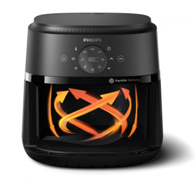 Мультипіч Philips Ovi Series 2000 1700Вт, чаша-6.2л, сенсорне управл., 13 авто. програм, пластик, чорний-10-зображення