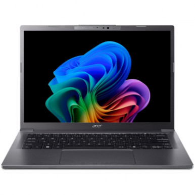Ноутбук Acer Aspire 14 A14-52M 14" WUXGA OLED, Intel U7-258V, 32GB, F1TB, UMA, Win11, сірий-8-зображення
