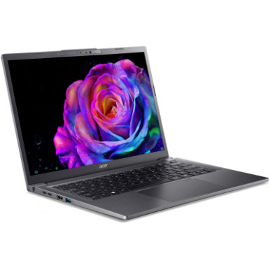 Ноутбук Acer Aspire 14 A14-52M 14" WUXGA OLED, Intel U7-258V, 32GB, F1TB, UMA, Win11, сірий-9-зображення