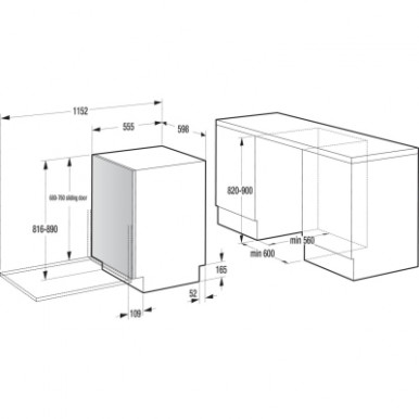 Посудомийна машина Gorenje GV673A65-18-зображення