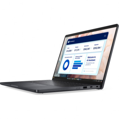 Ноутбук Dell Pro 13 13.3" QHD+ Touch, Intel U7 268V, 32GB, F512GB, UMA, Win11P, чорний-11-зображення