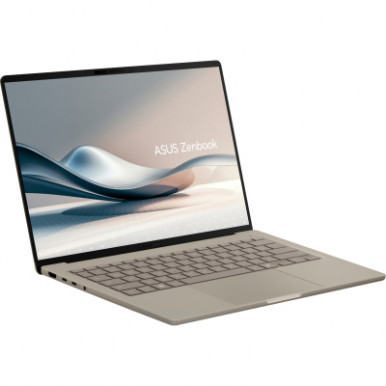 Ноутбук ASUS Zenbook A14 UX3407QA-QD202W 14" WUXGA OLED, Snapdragon X X1 26 100, 16GB, F512GB, UMA, Win11, Бежевий-9-зображення