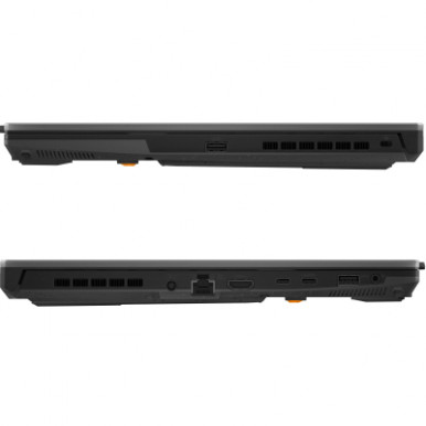 Ноутбук ASUS TUF Gaming A17 FA707NUR-HX052 17.3" FHD IPS, AMD R7-7435HS, 16GB, F512GB, NVD4050-6, noOS, Серый-17-изображение
