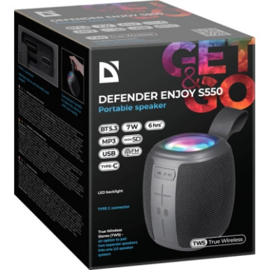 Акустична система Defender Enjoy S550 Bluetooth Black (65553)-15-зображення