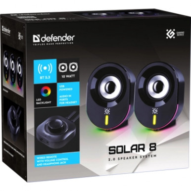 Акустична система Defender J2 LED USB Black (65962)-11-зображення