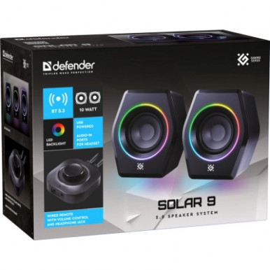 Акустична система Defender Solar 9 LED Bluetooth USB Black (65939)-15-зображення