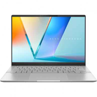 Ноутбук ASUS Vivobook S 14 M5406NA-QD080 14" WUXGA OLED, AMD R5-7535HS, 16GB, F512GB, UMA, NoOS, Сріблястий-7-зображення