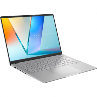 Ноутбук ASUS Vivobook S 14 M5406NA-QD080 14" WUXGA OLED, AMD R5-7535HS, 16GB, F512GB, UMA, NoOS, Сріблястий-8-зображення
