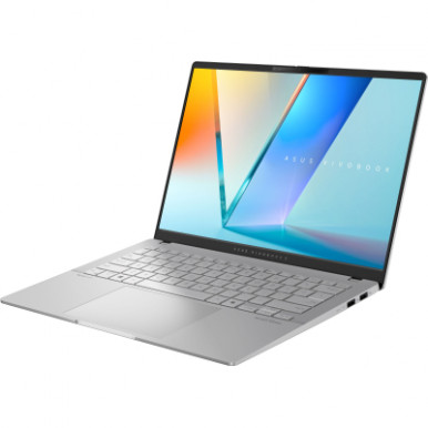 Ноутбук ASUS Vivobook S 14 M5406NA-QD080 14" WUXGA OLED, AMD R5-7535HS, 16GB, F512GB, UMA, NoOS, Сріблястий-9-зображення