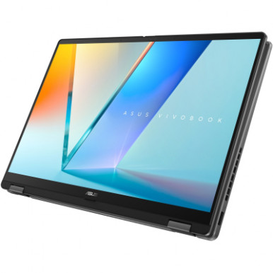 Ноутбук ASUS Vivobook Flip 14 TP3407SA-QL011W 14" WUXGA OLED, Intel Ultra 5 226V, 16GB, F512GB, UMA, Win11, Сірий-13-зображення