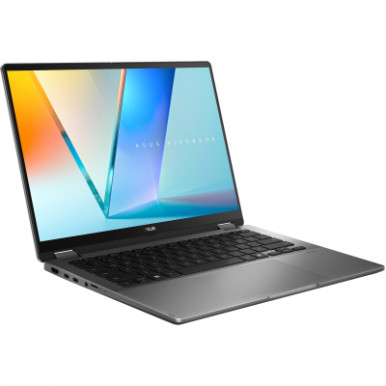 Ноутбук ASUS Vivobook Flip 14 TP3407SA-QL011W 14" WUXGA OLED, Intel Ultra 5 226V, 16GB, F512GB, UMA, Win11, Сірий-14-зображення