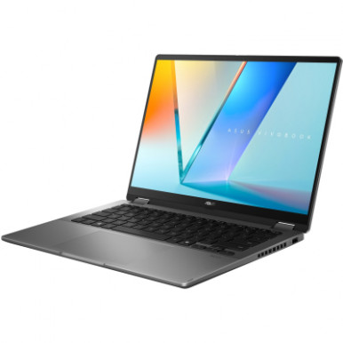 Ноутбук ASUS Vivobook Flip 14 TP3407SA-QL011W 14" WUXGA OLED, Intel Ultra 5 226V, 16GB, F512GB, UMA, Win11, Сірий-15-зображення