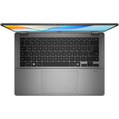 Ноутбук ASUS Vivobook Flip 14 TP3407SA-QL011W 14" WUXGA OLED, Intel Ultra 5 226V, 16GB, F512GB, UMA, Win11, Сірий-16-зображення