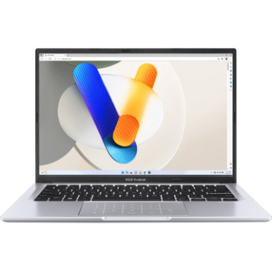 Ноутбук ASUS Vivobook 14 X1405VA-LY511 14" WUXGA IPS, Intel i5-13420H, 16GB, F512GB, UMA, NoOS, Сріблястий-7-зображення
