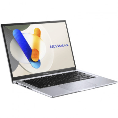 Ноутбук ASUS Vivobook 14 X1405VA-LY511 14" WUXGA IPS, Intel i5-13420H, 16GB, F512GB, UMA, NoOS, Сріблястий-8-зображення