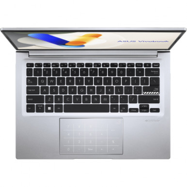 Ноутбук ASUS Vivobook 14 X1405VA-LY511 14" WUXGA IPS, Intel i5-13420H, 16GB, F512GB, UMA, NoOS, Сріблястий-10-зображення