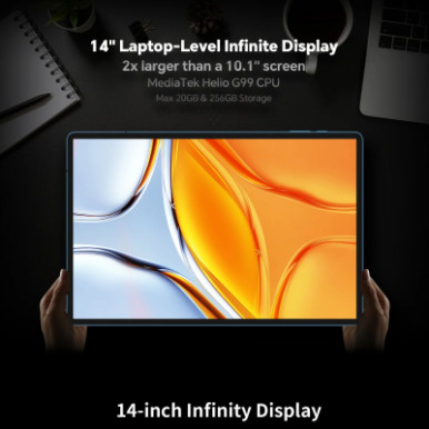 Планшет Teclast T70 14" 8ГБ, 256ГБ, LTE, 10000мА•ч, Android, голубой-13-изображение
