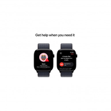 Смарт-годинник Apple Watch Series 10 GPS 46мм Jet Black Alum Ink Sp/Loop (MWWR3QH/A)-14-зображення