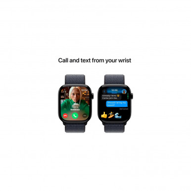 Смарт-годинник Apple Watch Series 10 GPS 46мм Jet Black Alum Ink Sp/Loop (MWWR3QH/A)-15-зображення