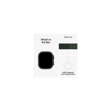 Смарт-годинник Apple Watch Ultra 2 GPS+Cellular, 49мм Black Titan Dark Green Al/Loop - L (MX4T3UL/A)-17-зображення