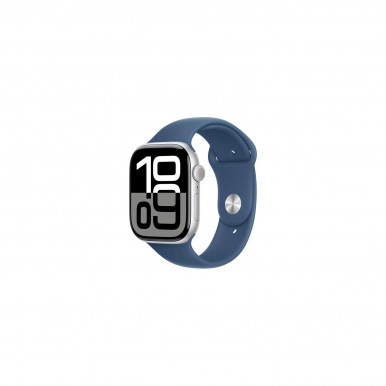 Смарт-годинник Apple Watch Series 10 GPS 46mm Silver Alum Denim Sp/b - S/M (MWWL3QH/A)-9-зображення