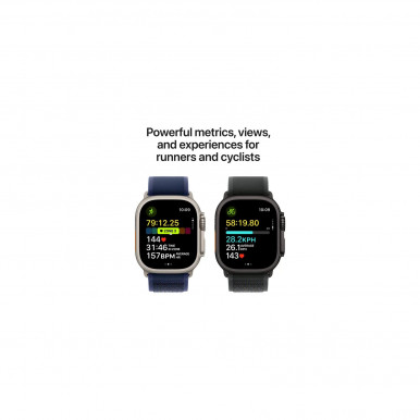 Смарт-годинник Apple Watch Ultra 2 GPS+Cellular,49mm Black Titan Black Titan Mil/Loop - M(MX5U3UL/A)-12-зображення