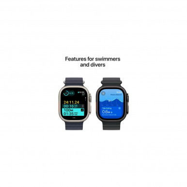 Смарт-годинник Apple Watch Ultra 2 GPS+Cellular,49mm Black Titan Black Titan Mil/Loop - M(MX5U3UL/A)-13-зображення