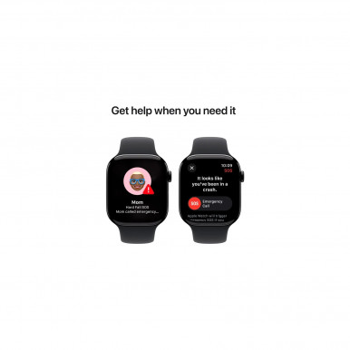 Смарт-годинник Apple Watch Series 10 GPS 46mm Jet Black Alum. with Black S/ B - S/M (MWWP3QH/A)-14-зображення