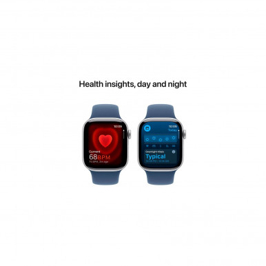 Смарт-годинник Apple Watch Series 10 GPS 42mm Silver Alum Denim Sp/b - S/M (MWWA3QH/A)-13-зображення