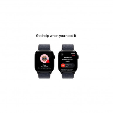 Смарт-годинник Apple Watch Series 10 GPS 42мм Jet Black Alum Ink Sp/Loop (MWWG3QH/A)-14-зображення