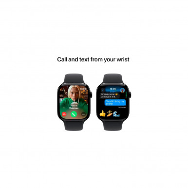 Смарт-годинник Apple Watch Series 10 GPS 42мм Jet Black Alum Ink Sp/Loop (MWWG3QH/A)-15-зображення