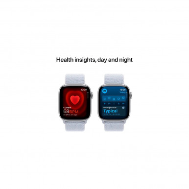 Смарт-годинник Apple Watch Series 10 GPS 42mm Silver Alum Blue Cloud Sp/Loop (MWWD3QH/A)-13-зображення