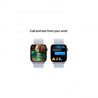 Смарт-годинник Apple Watch Series 10 GPS 42mm Silver Alum Blue Cloud Sp/Loop (MWWD3QH/A)-15-зображення