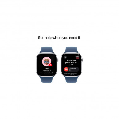 Смарт-годинник Apple Watch Series 10 GPS 46mm Silver Alum Denim Sp/b - M/L (MWWM3QH/A)-14-зображення