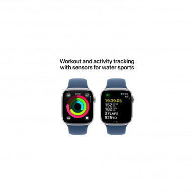 Смарт-годинник Apple Watch Series 10 GPS 42mm Silver Alum Denim Sp/b - M/L (MWWC3QH/A)-12-зображення