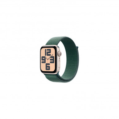 Смарт-годинник Apple Watch SE 2024 GPS 44mm Starlight Alum Lake Green Sp/Loop (MXEW3QH/A)-7-зображення
