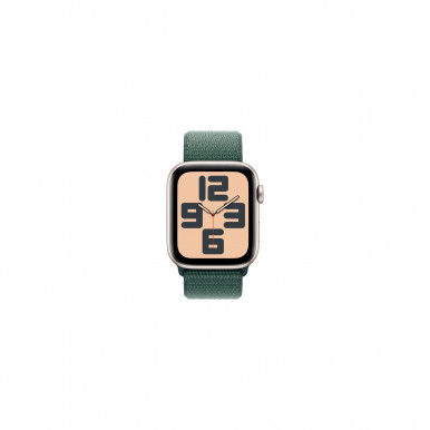 Смарт-годинник Apple Watch SE 2024 GPS 44mm Starlight Alum Lake Green Sp/Loop (MXEW3QH/A)-8-зображення