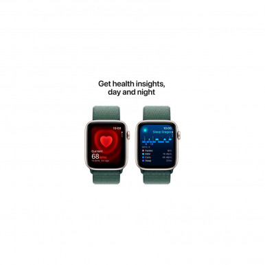 Смарт-годинник Apple Watch SE 2024 GPS 44mm Starlight Alum Lake Green Sp/Loop (MXEW3QH/A)-11-зображення