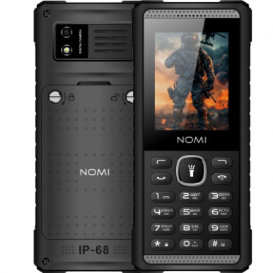 Мобильный телефон Nomi i2420 Black Grey-7-изображение