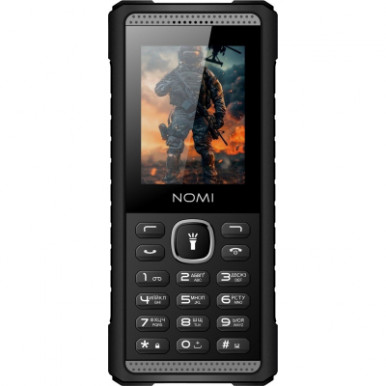 Мобильный телефон Nomi i2420 Black Grey-8-изображение