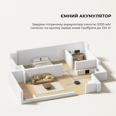 Робот-пылесос D9 MAX GEN2 BLACK RLD34GA-BL DREAME-21-изображение