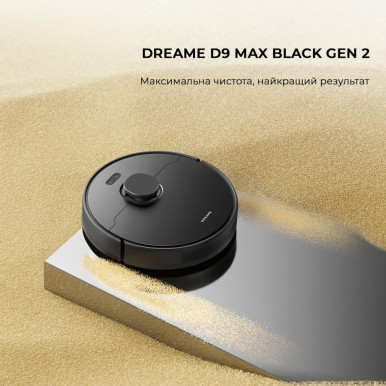 Робот-пылесос D9 MAX GEN2 BLACK RLD34GA-BL DREAME-28-изображение