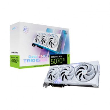 Видеокарта MSI GeForce RTX5070 Ti 16GB GAMING TRIO OC WHITE (RTX 5070 Ti 16G GAMING TRIO OC WHITE)-13-изображение
