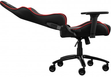 Крісло 2E GAMING BUSHIDO II, ПУ шкіра, 3D-Armrests, чорно-червоний-12-зображення