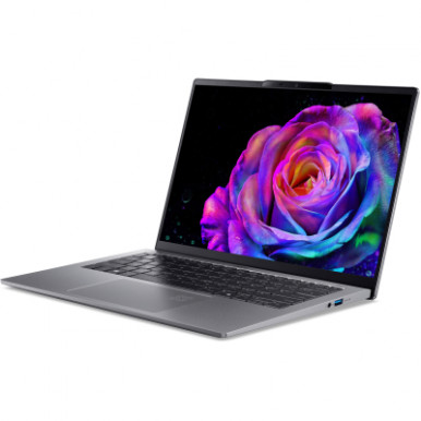 Ноутбук Acer Swift Go 14 SFG14-64 14" WUXGA OLED, AMD R7-350, 32GB, F1TB, UMA, Win11, сріблястий-11-зображення